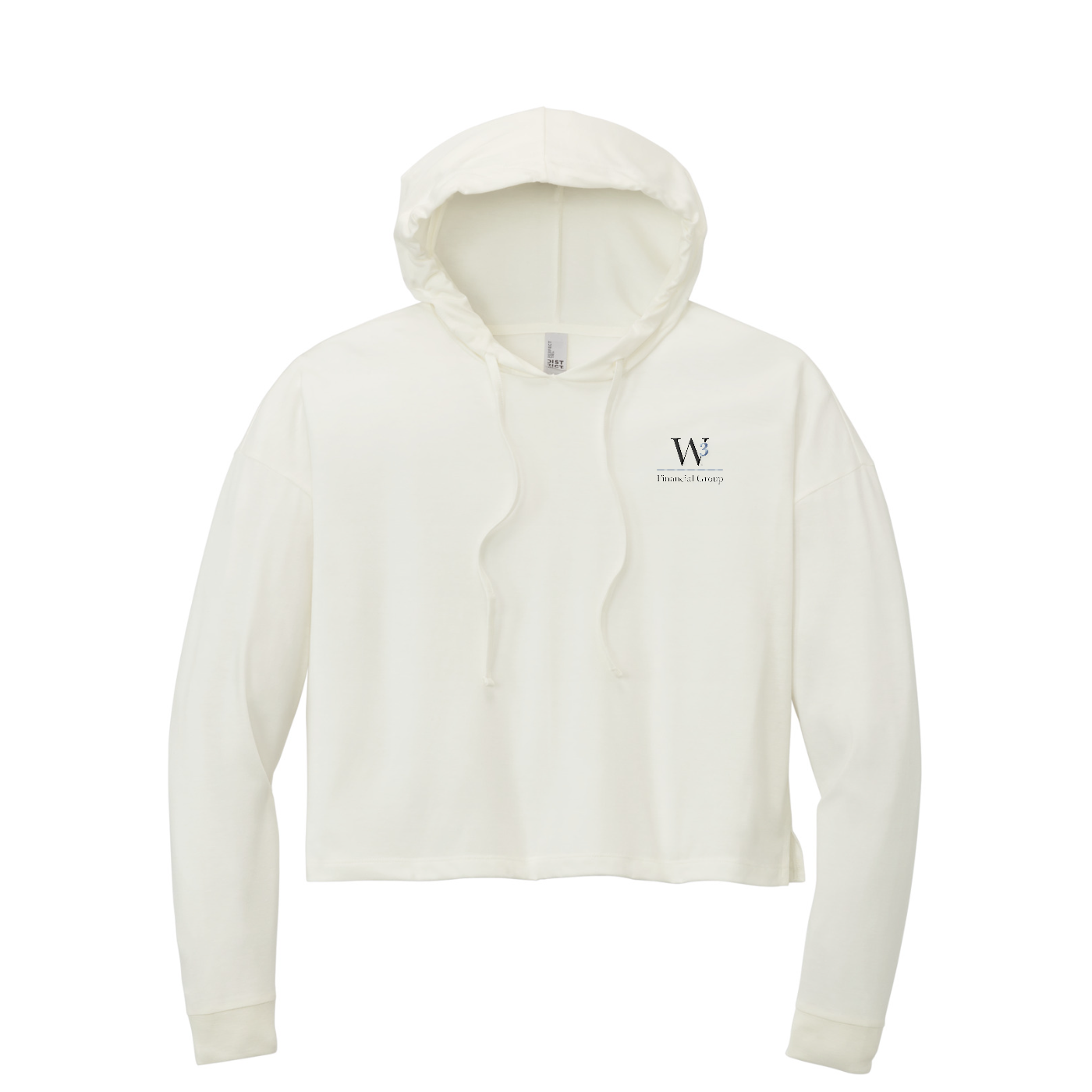 District Women's Perfect Tri Midi Long Sleeve Hoodie — Natural