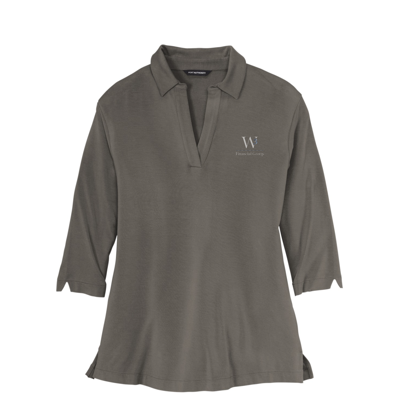 Port Authority Women's Luxe Knit Tunic — Sterling Grey