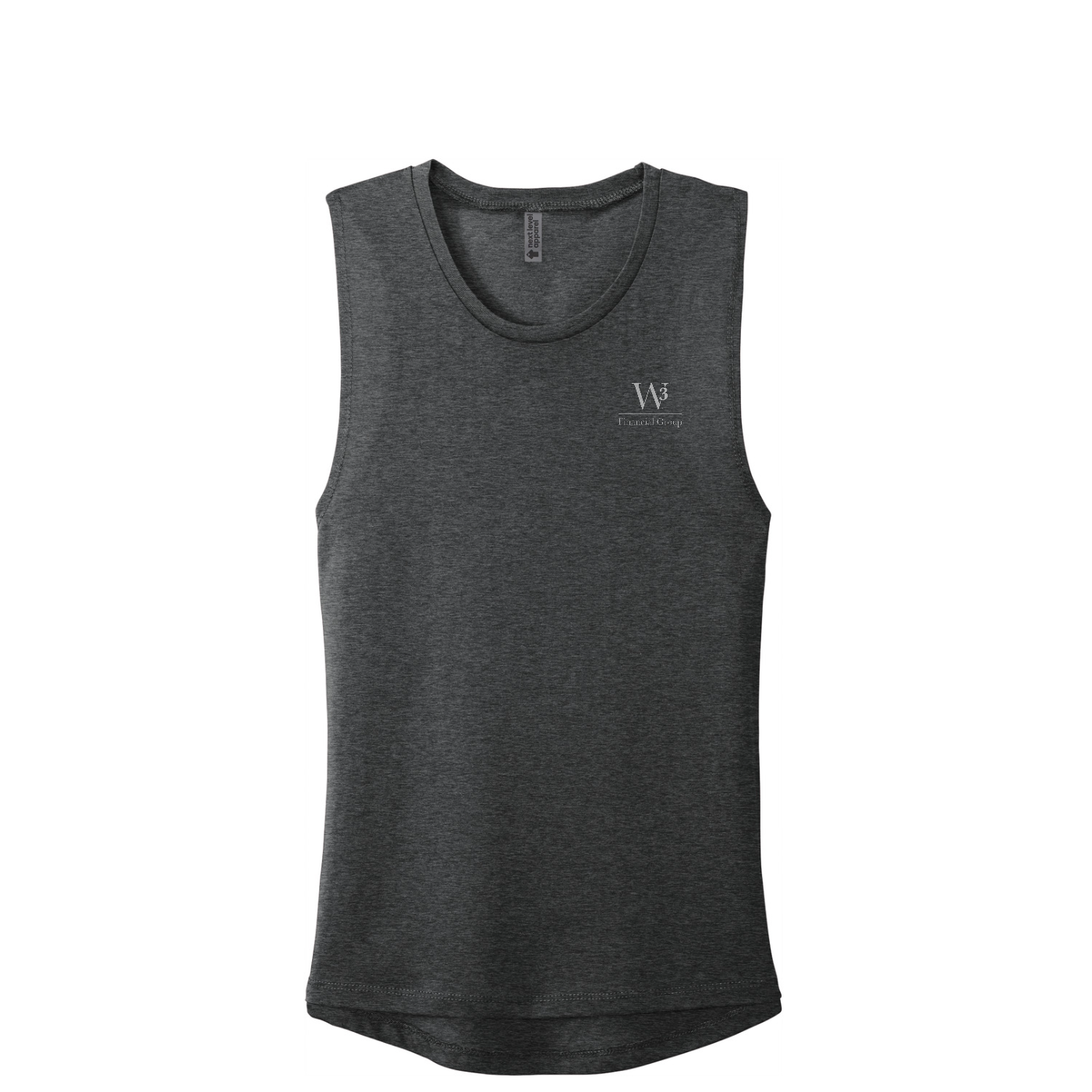 Next Level Apparel Women's Festival Muscle Tank — Charcoal