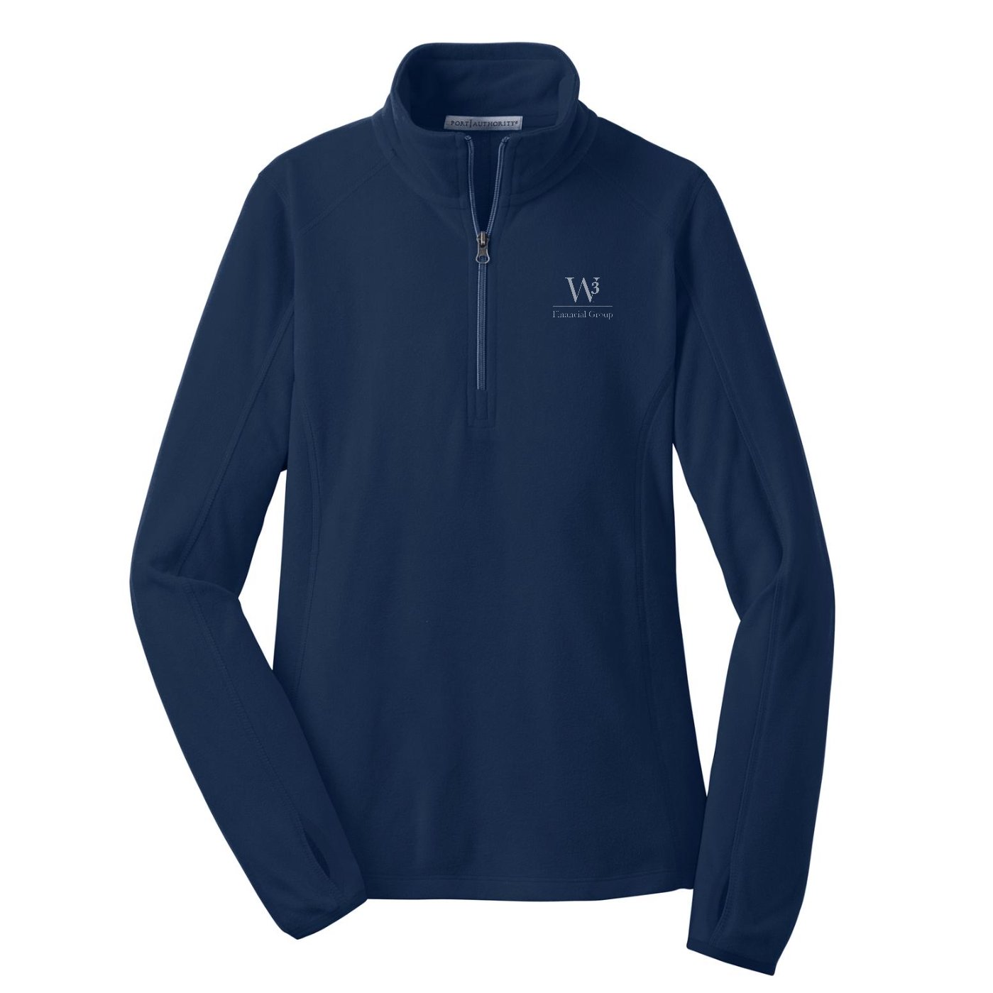 Port Authority Women's Microfleece 1/2-Zip Pullover — True Navy