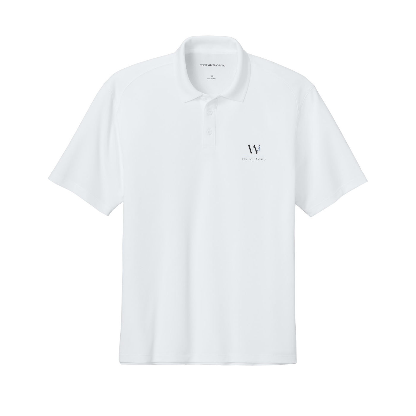 Port Authority Wearever Performance Pique Polo — White