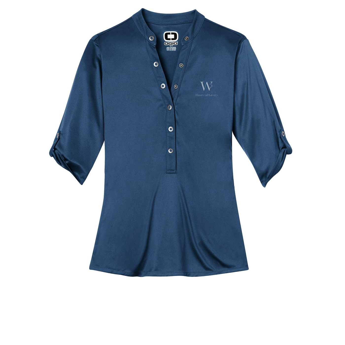 OGIO - Crush Henley — Blue Indigo