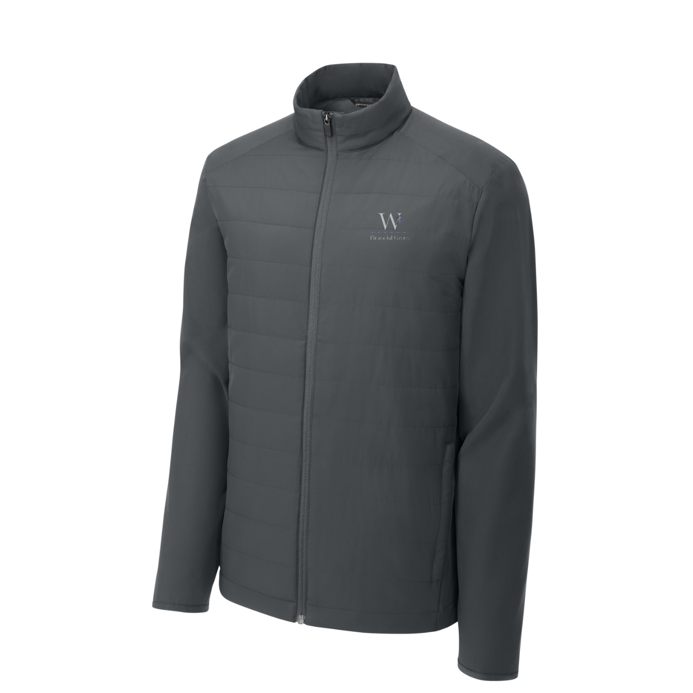 Sport-Tek Teknical Hybrid Jacket — Iron Grey