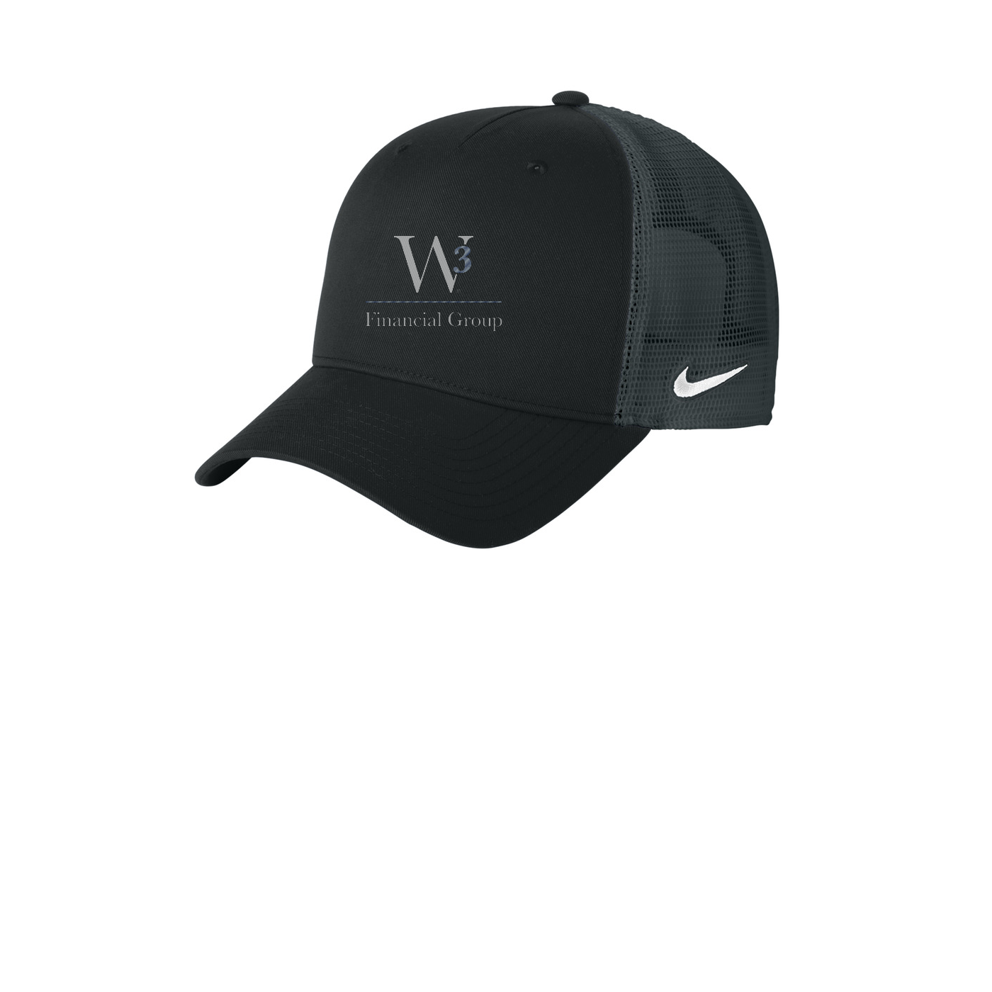 Nike Snapback Mesh Trucker Cap — Black/ Dark Grey