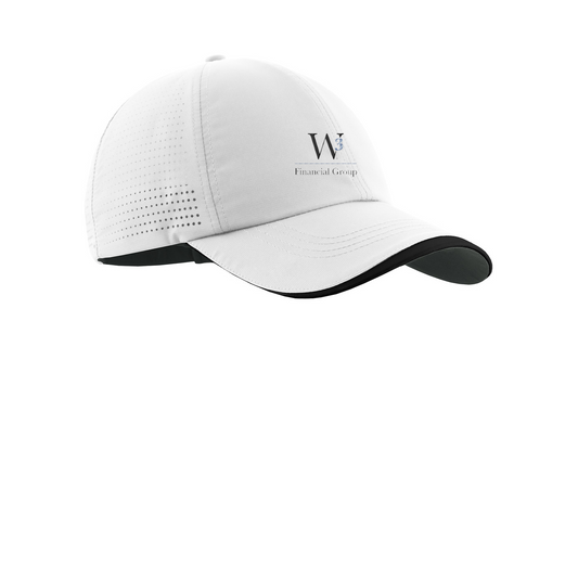 Nike Dri-FIT Perforated Performance Cap — White/ Black