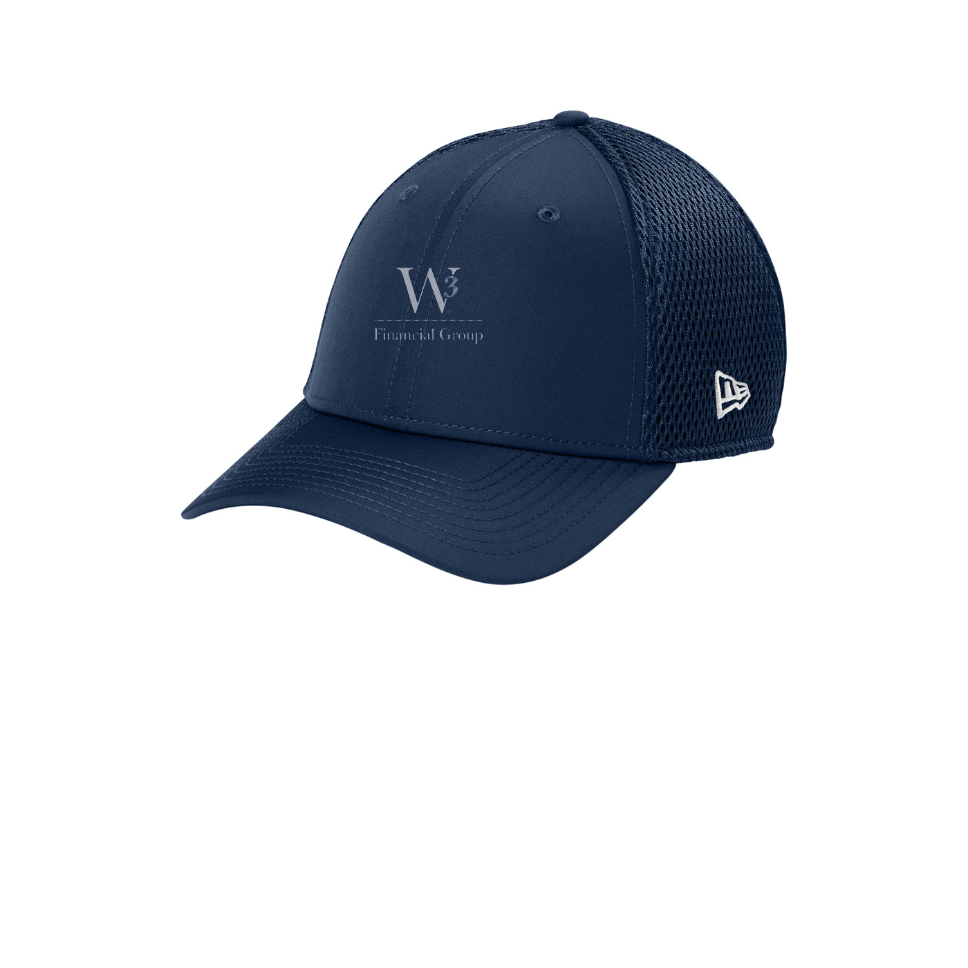 New Era 39THIRTY Performance Stretch Mesh Cap — Deep Navy