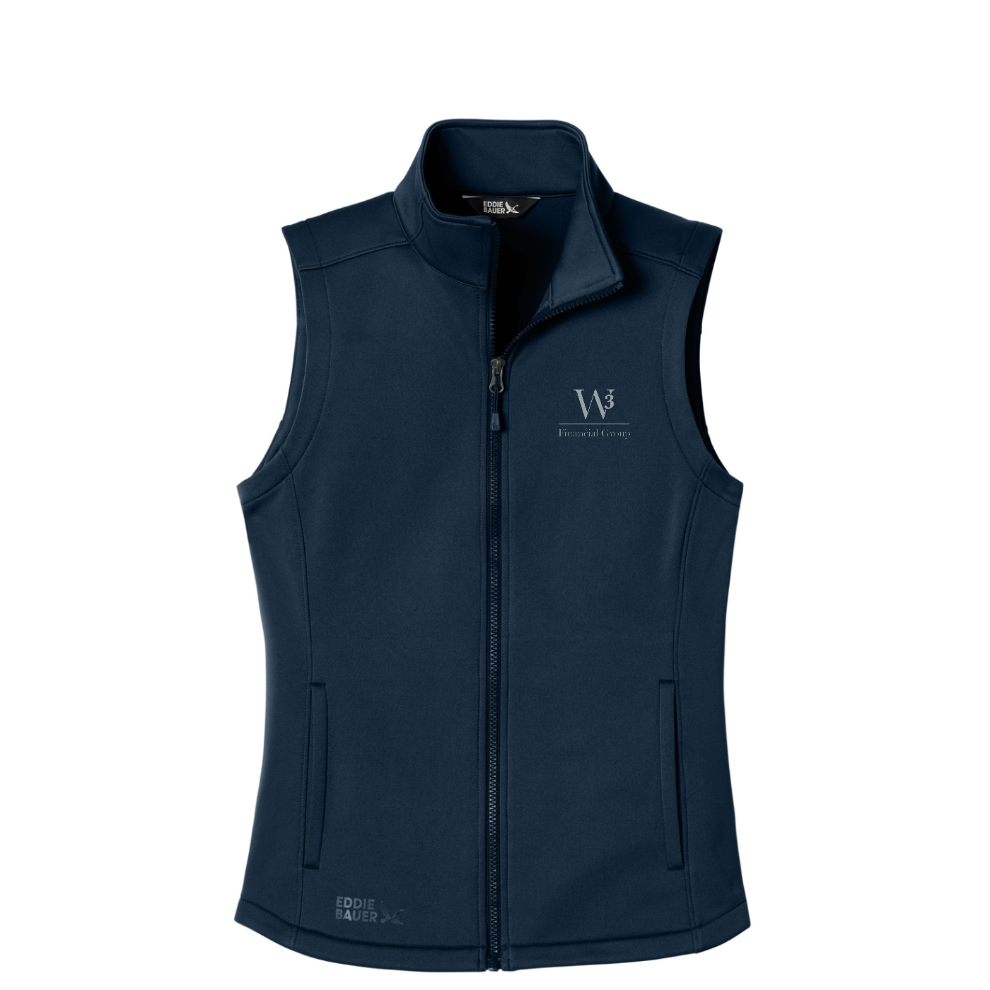Eddie Bauer Women's Smooth Mid Layer Fleece Vest — River Blue Navy