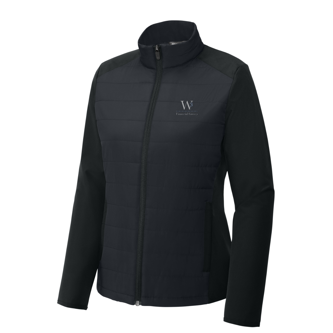 Sport-Tek Women's Teknical Hybrid Jacket — Black