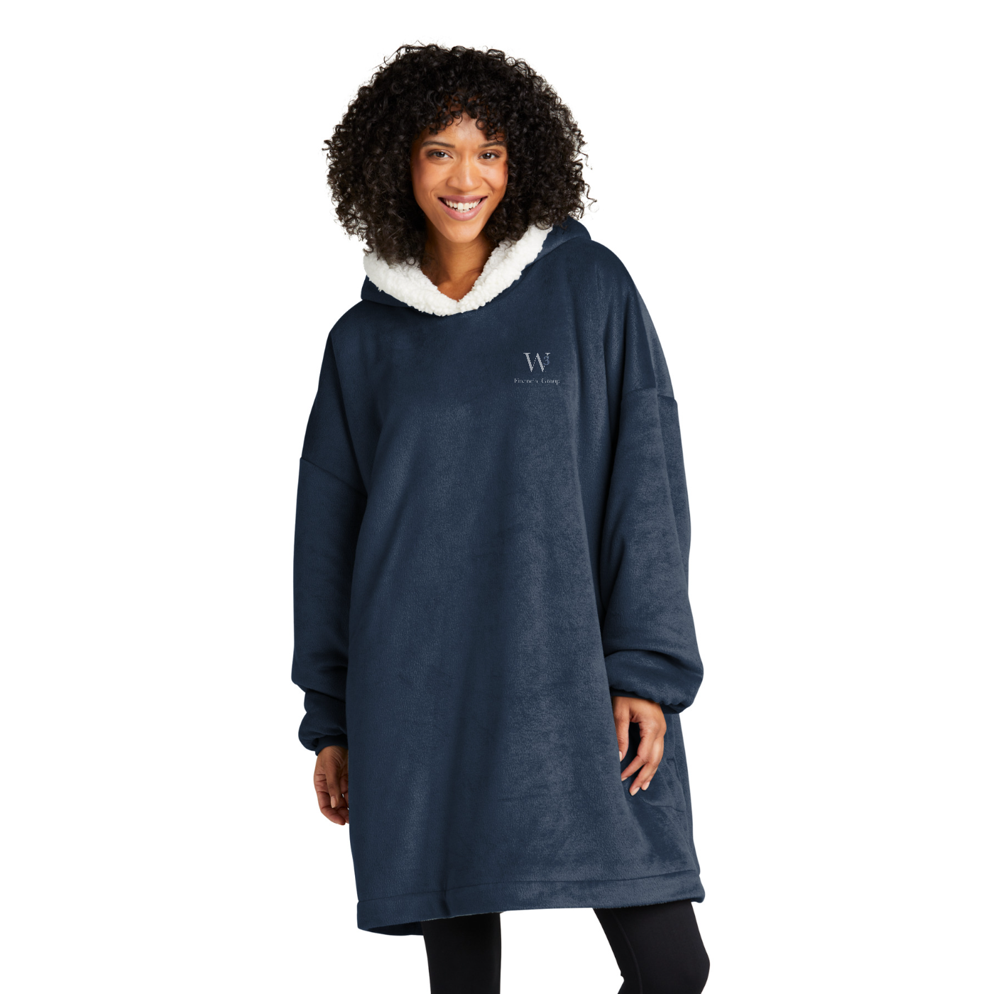 Port Authority Mountain Lodge Wearable Blanket — model