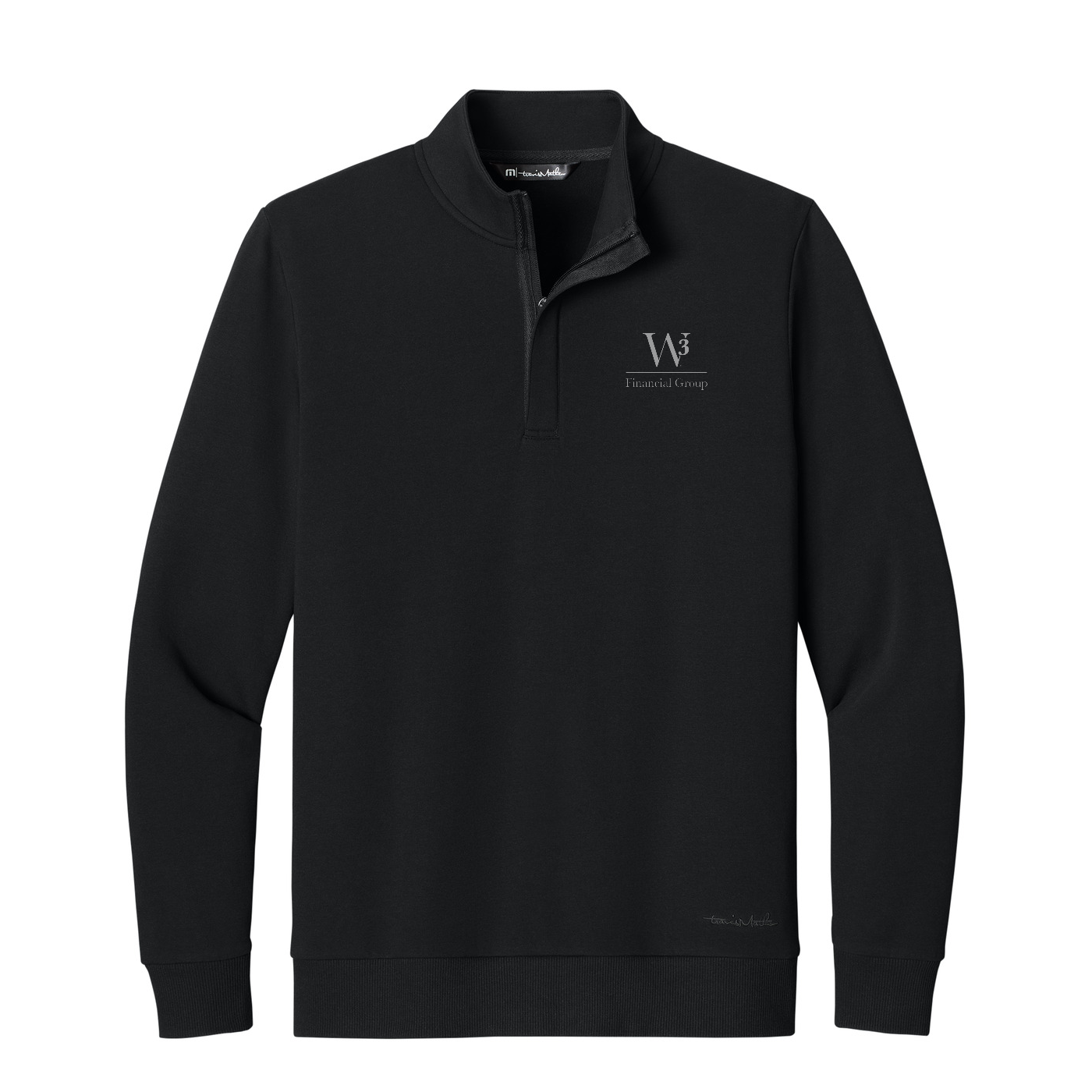TravisMathew Ocean Villa 1/4-Zip — Black