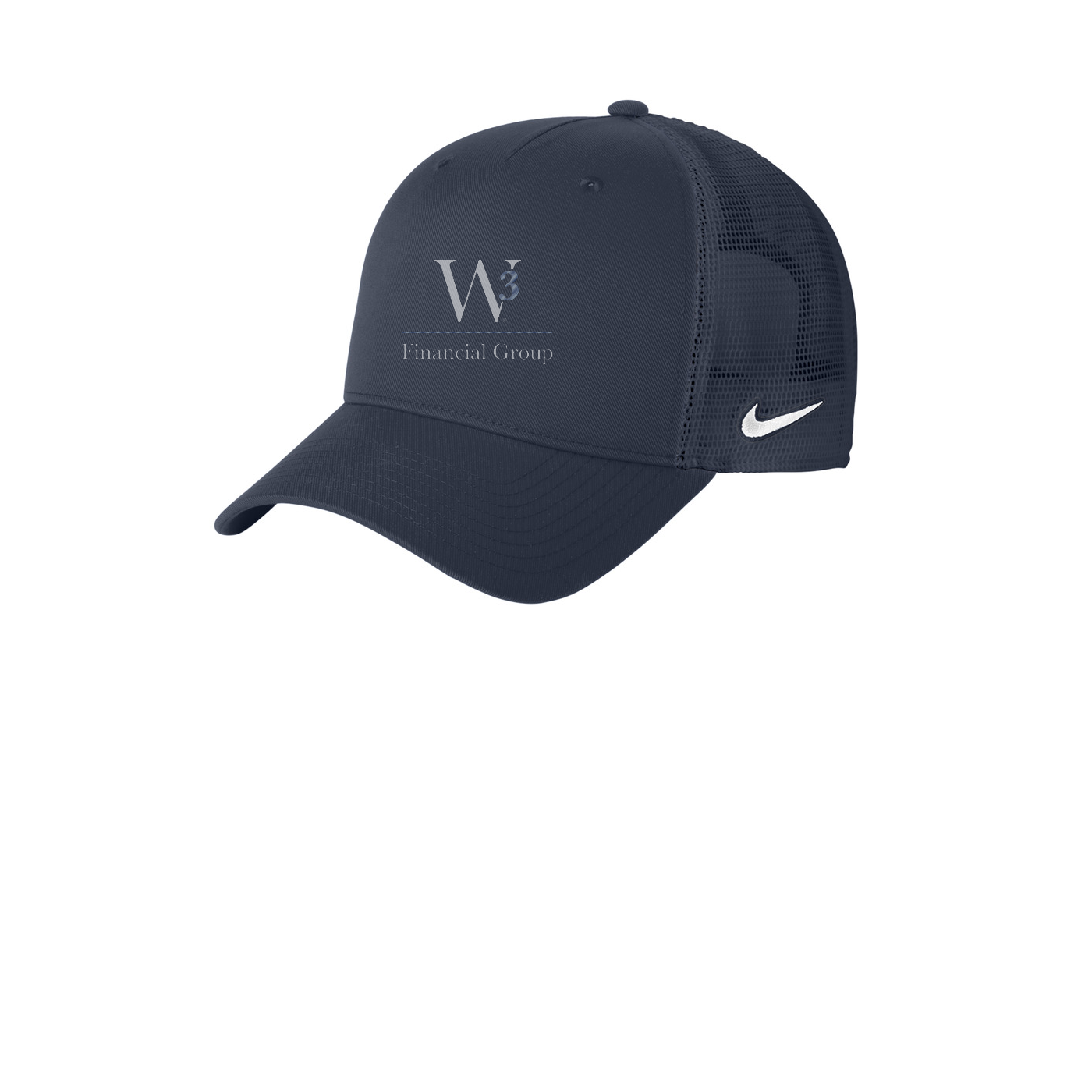 Nike Snapback Mesh Trucker Cap — Navy/ Navy
