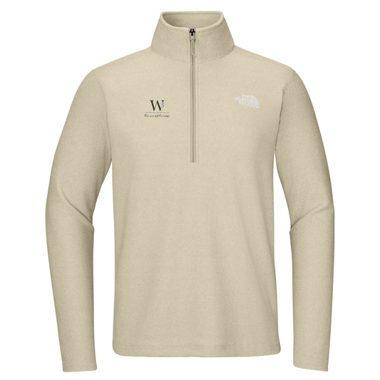 The North Face Textured Pine Grove 1/2-Zip — Gravel Heather