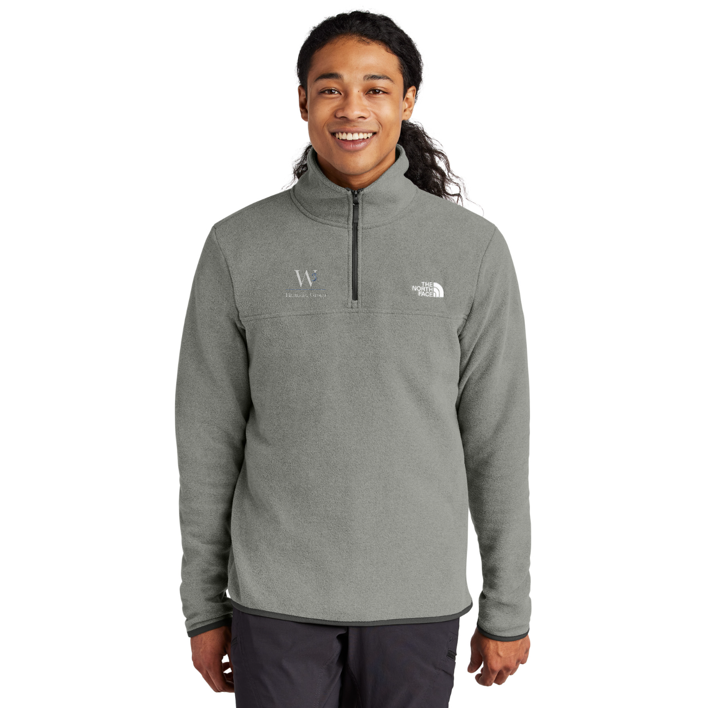 The North Face Glacier 1/4-Zip Fleece — model