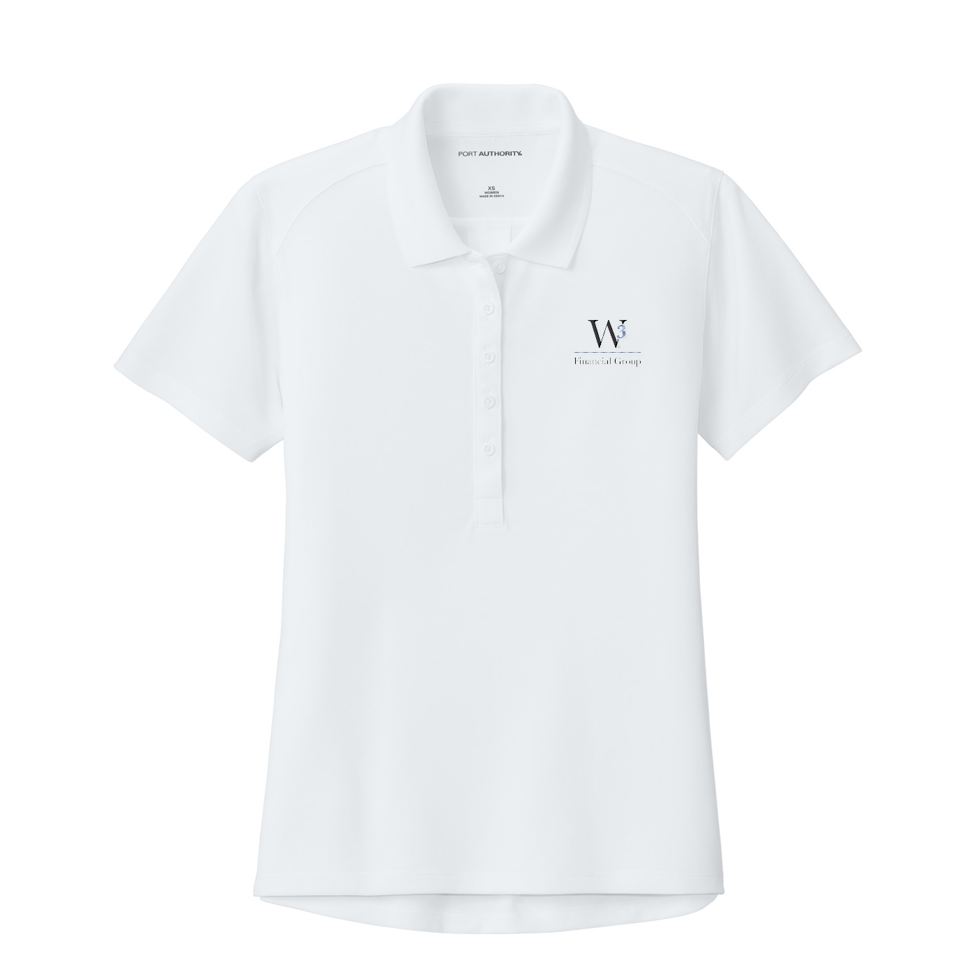 Port Authority Women's Wearever Performance Pique Polo — White