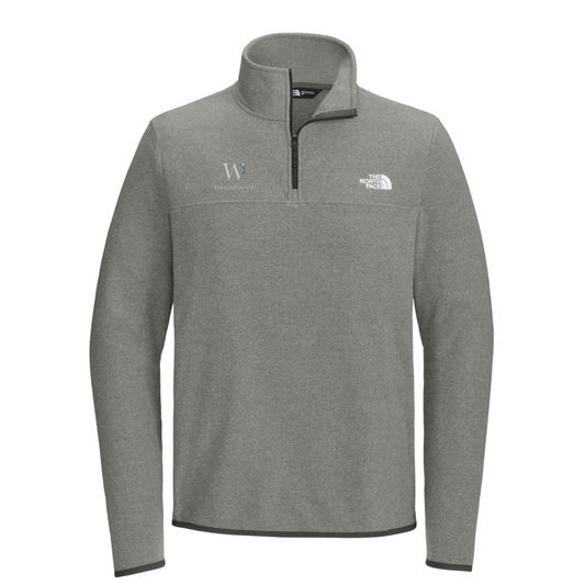 The North Face Glacier 1/4-Zip Fleece — TNF Medium Grey Heather