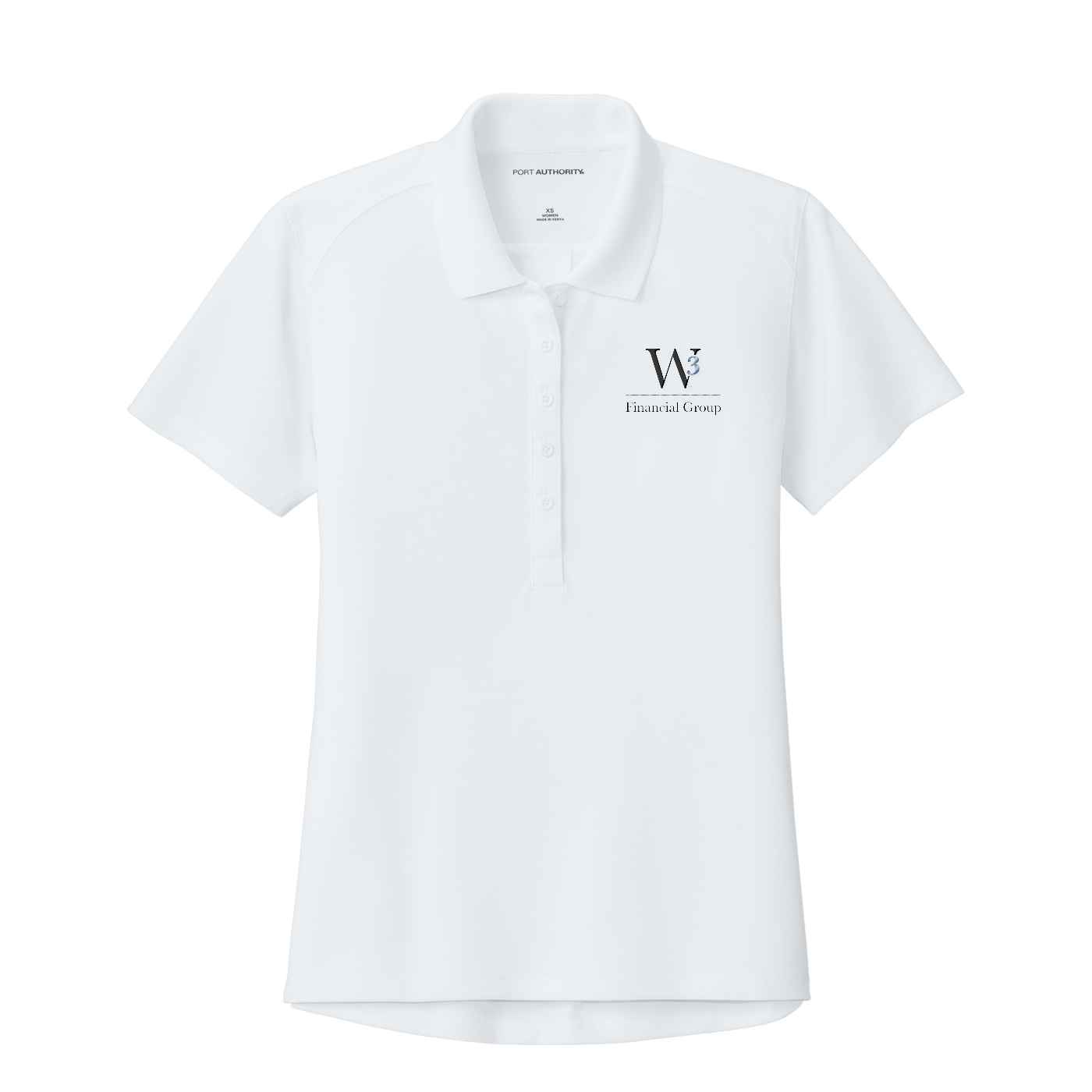 Port Authority Women's Wearever Performance Pique Polo — White