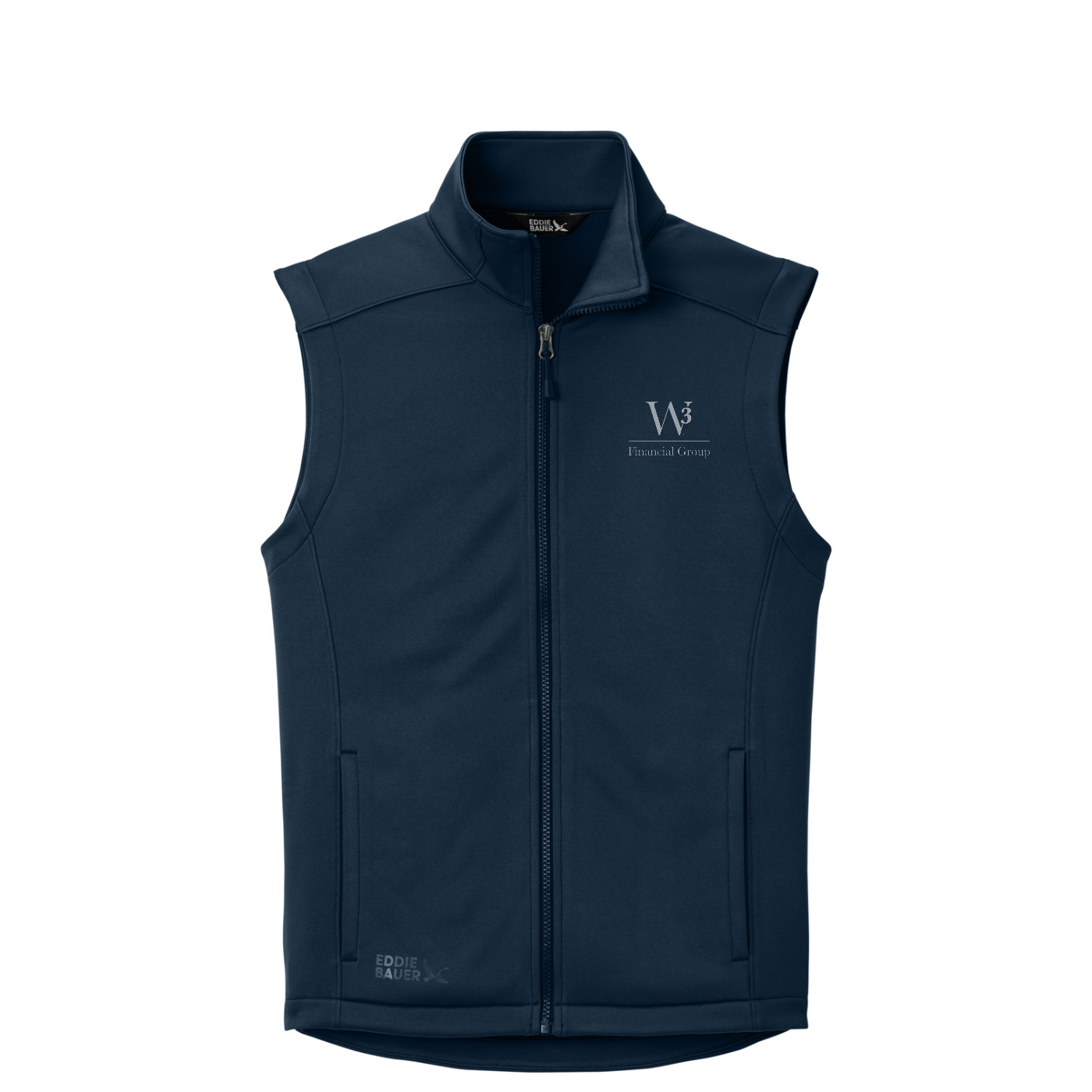 Eddie Bauer Smooth Mid Layer Fleece Vest — River Blue Navy
