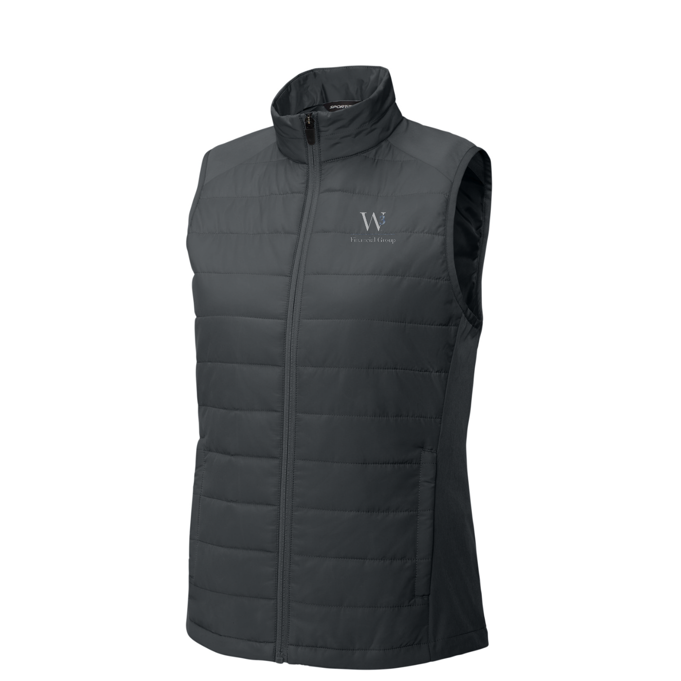 Sport-Tek Women's Teknical Hybrid Vest — Iron Grey