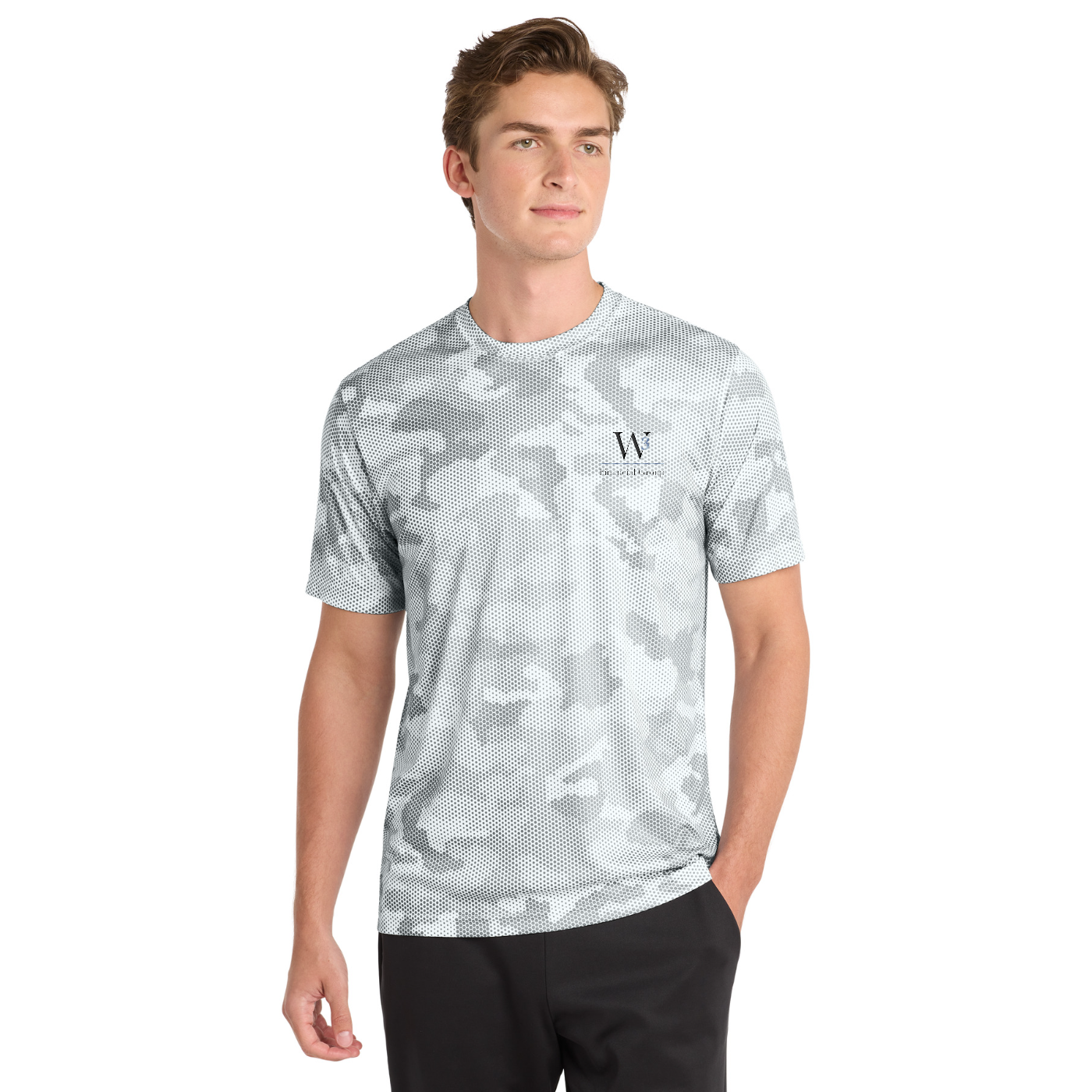 Sport-Tek CamoHex Tee — model