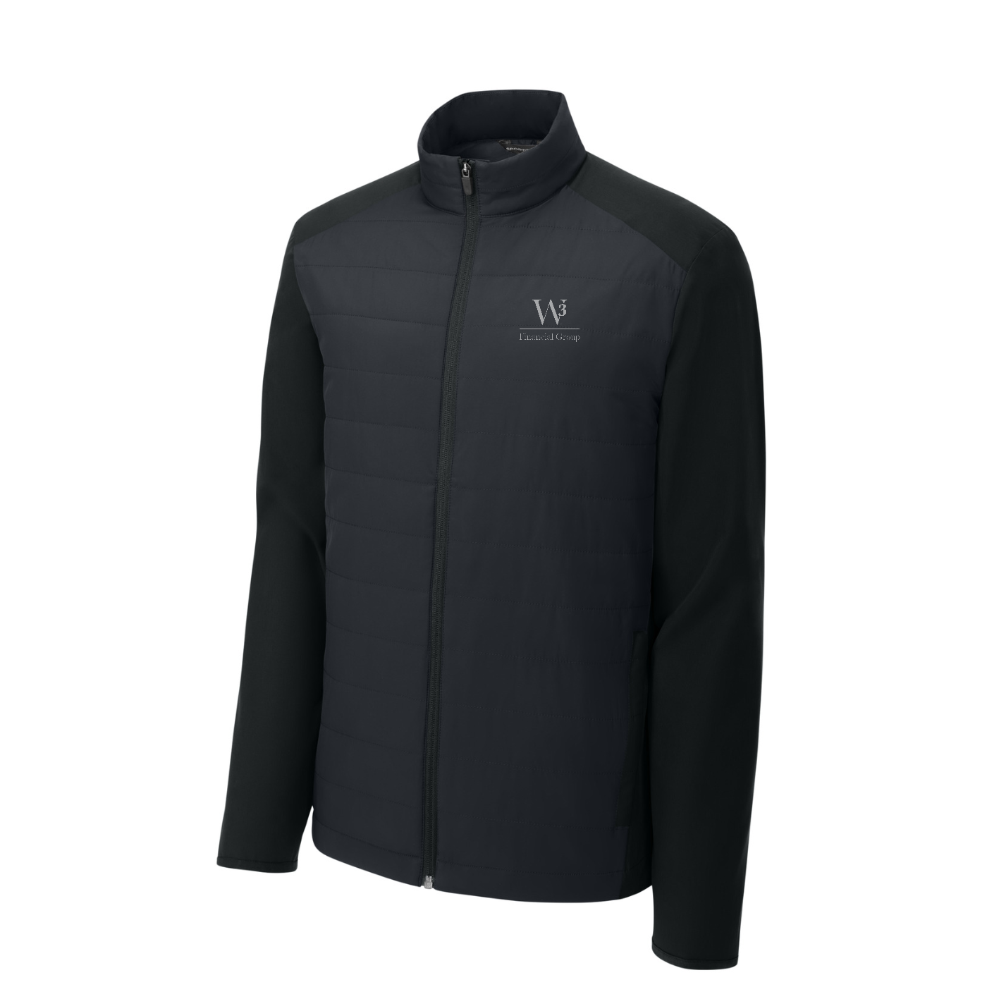 Sport-Tek Teknical Hybrid Jacket — Black