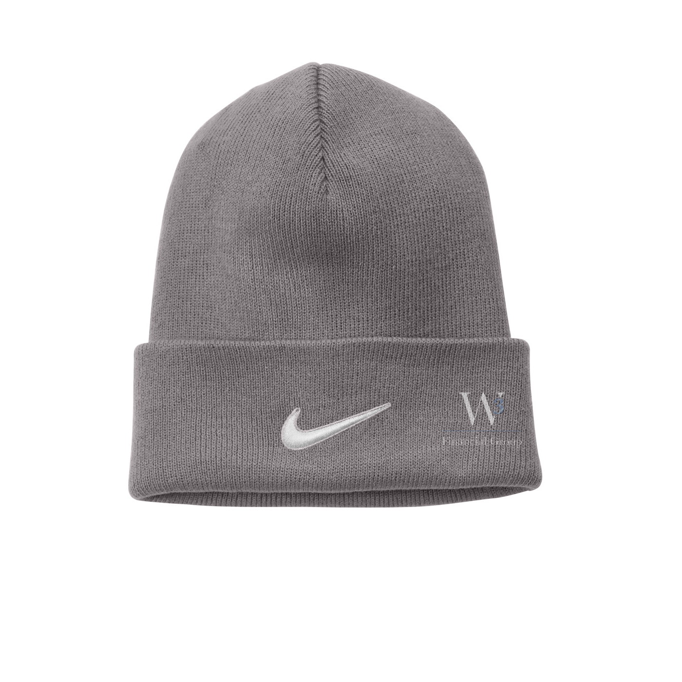 Nike Team Cuffed Beanie — Medium Grey