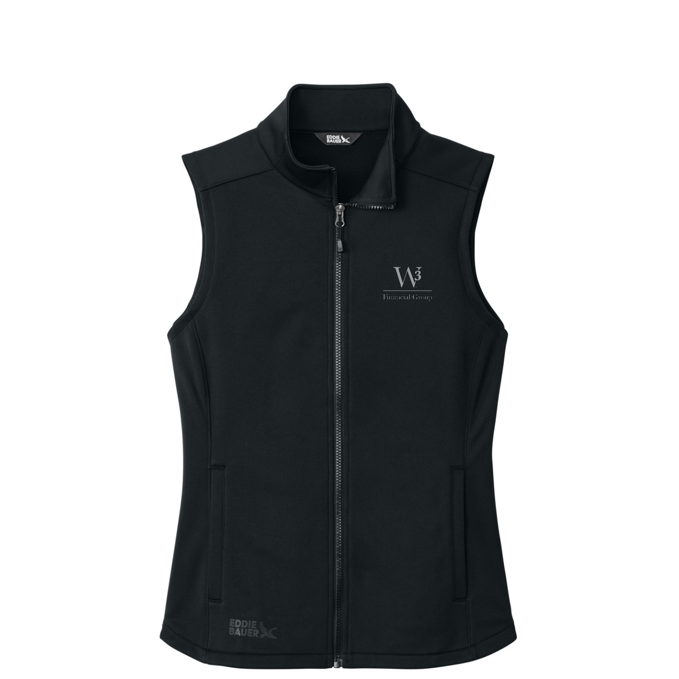 Eddie Bauer Women's Smooth Mid Layer Fleece Vest — Black