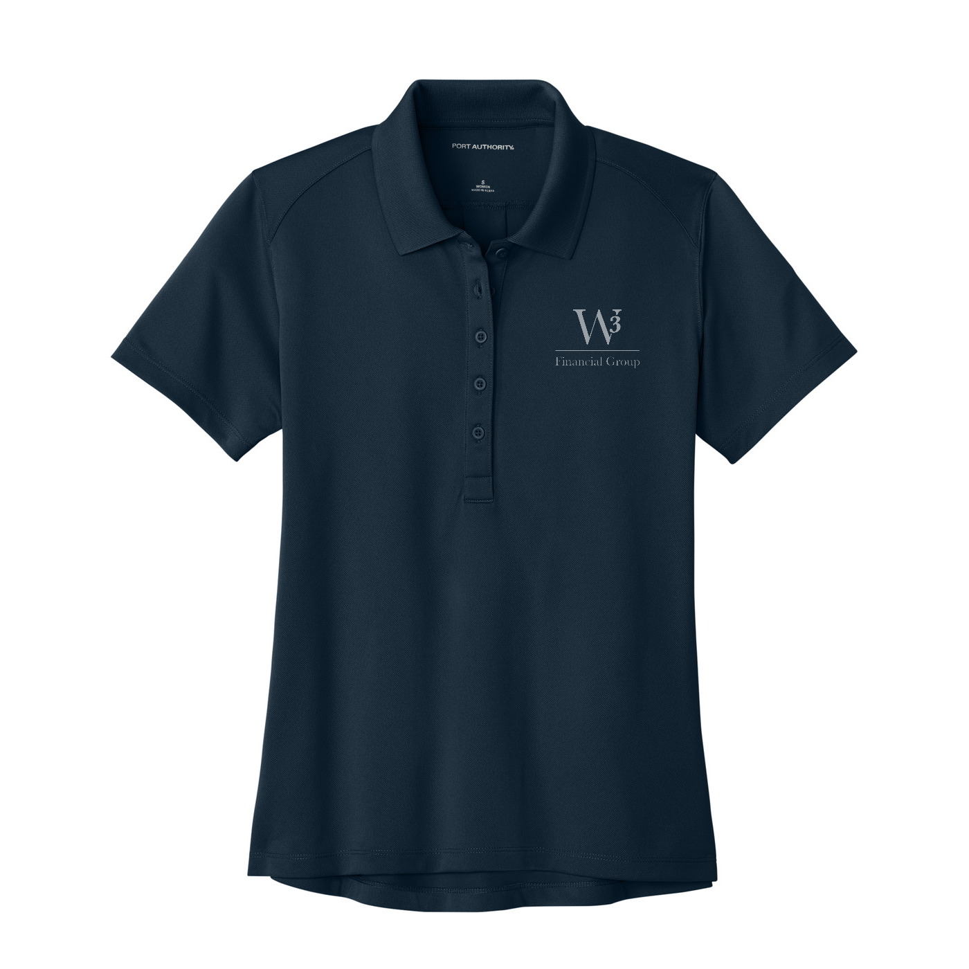 Port Authority Women's Wearever Performance Pique Polo — River Blue Navy