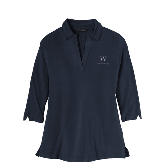 Port Authority  Women's Luxe Knit Tunic — River Blue Navy