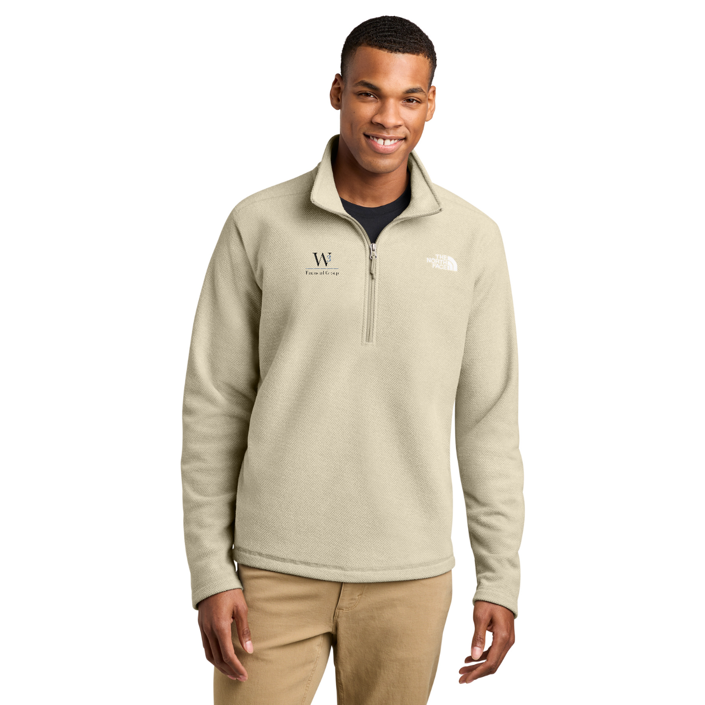 The North Face Textured Pine Grove 1/2-Zip — model