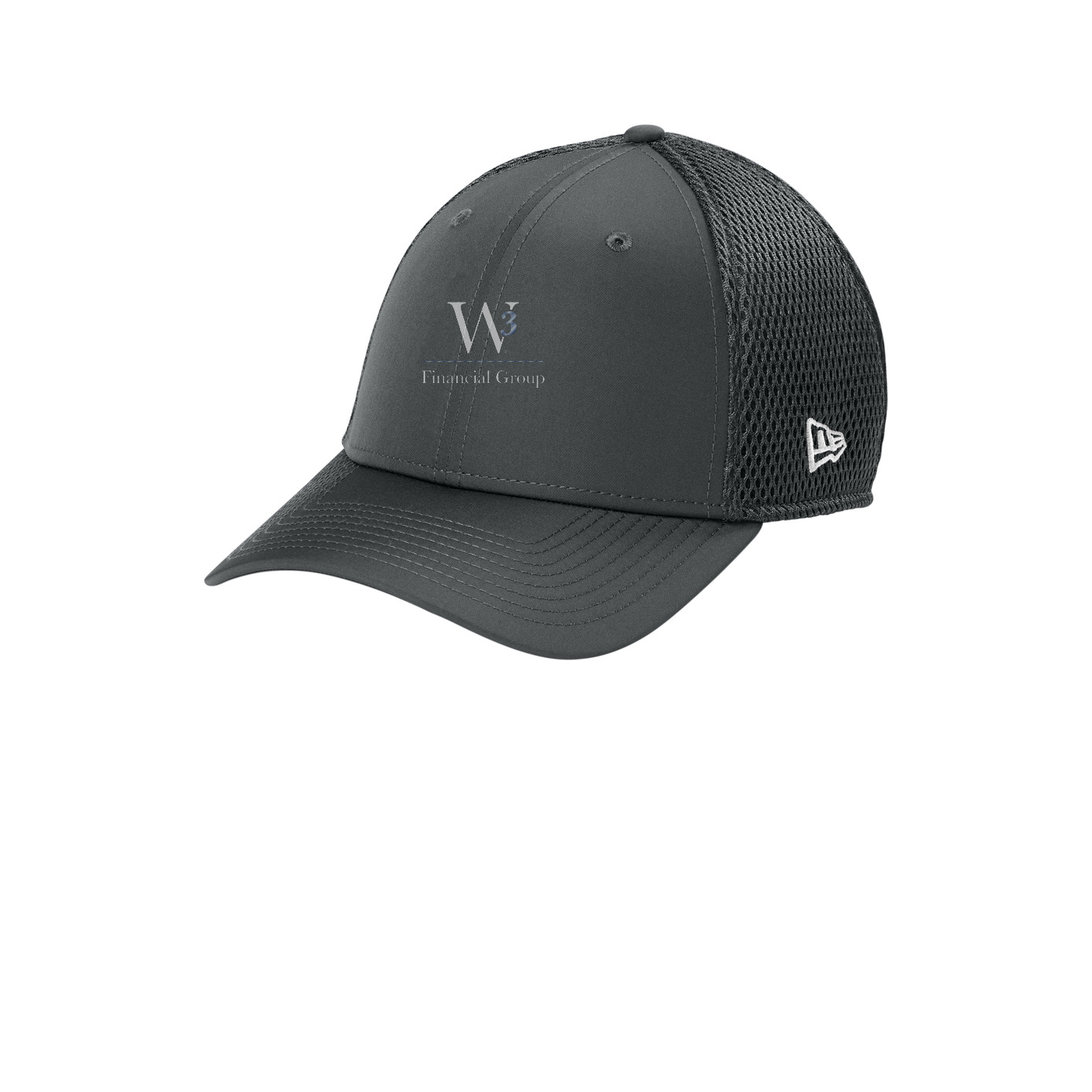 New Era 39THIRTY Performance Stretch Mesh Cap — Graphite