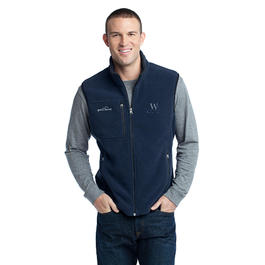 Eddie Bauer - Fleece Vest -  Embroidered
