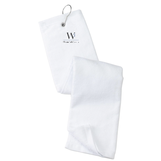 Port Authority Grommeted Tri-Fold Golf Towel -  Embroidered