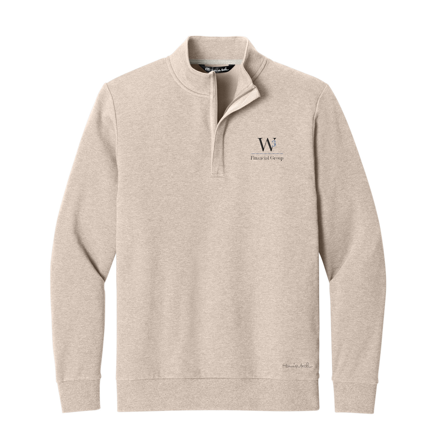 TravisMathew Ocean Villa 1/4-Zip — Natural Heather