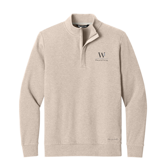 TravisMathew Ocean Villa 1/4-Zip — Natural Heather
