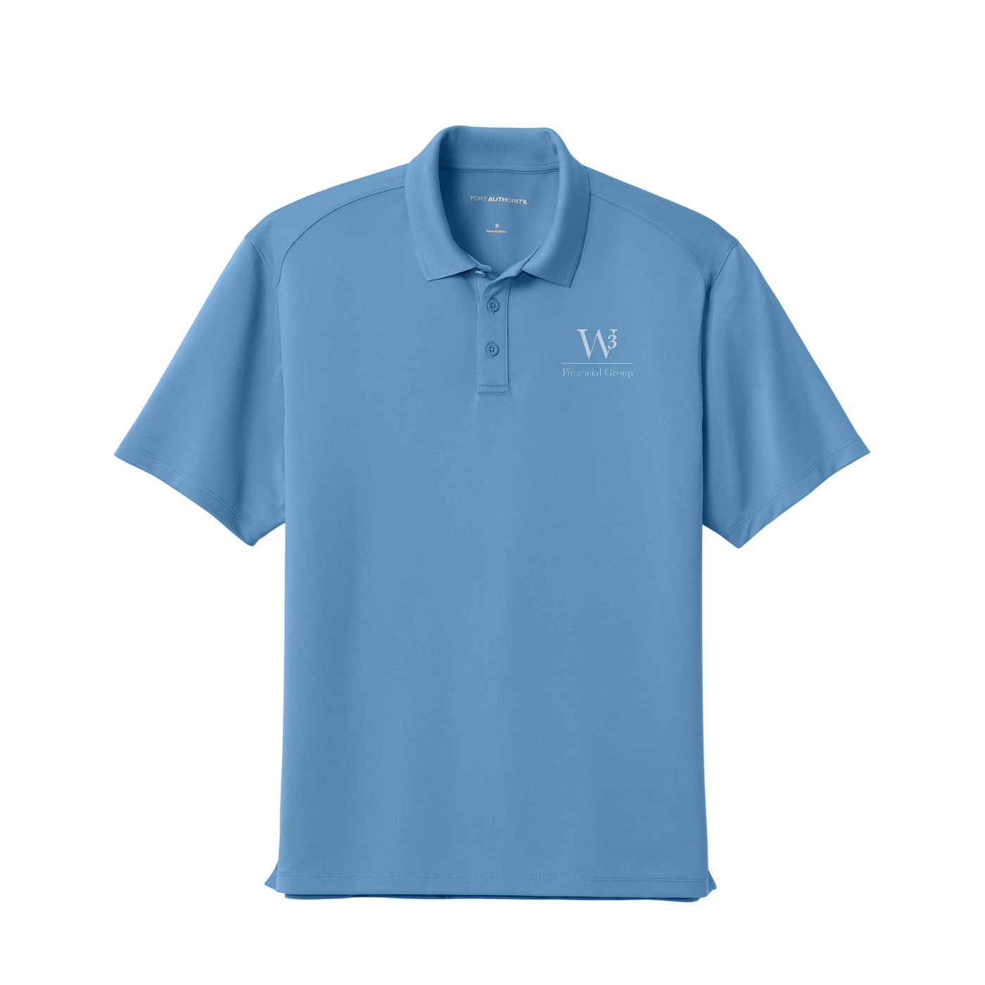 Port Authority Wearever Performance Pique Polo — Carolina Blue