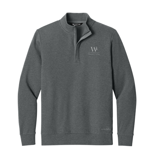 TravisMathew Ocean Villa 1/4-Zip — Dark Grey Heather