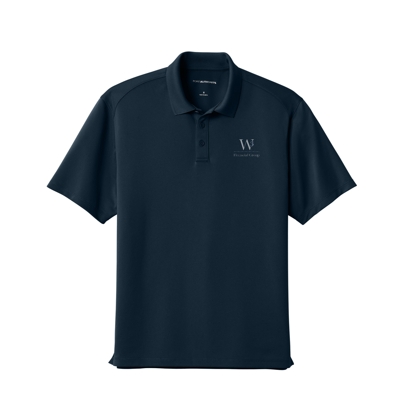 Port Authority Wearever Performance Pique Polo — River Blue Navy