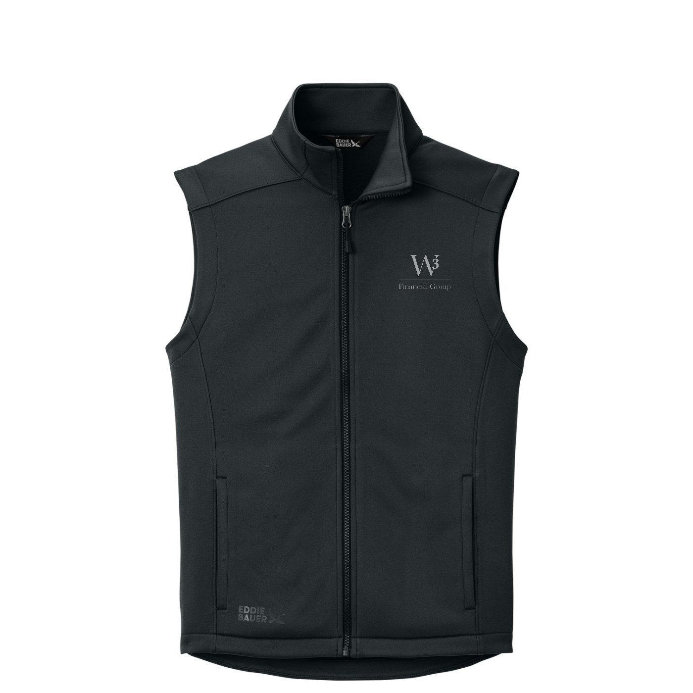 Eddie Bauer Smooth Mid Layer Fleece Vest — Black