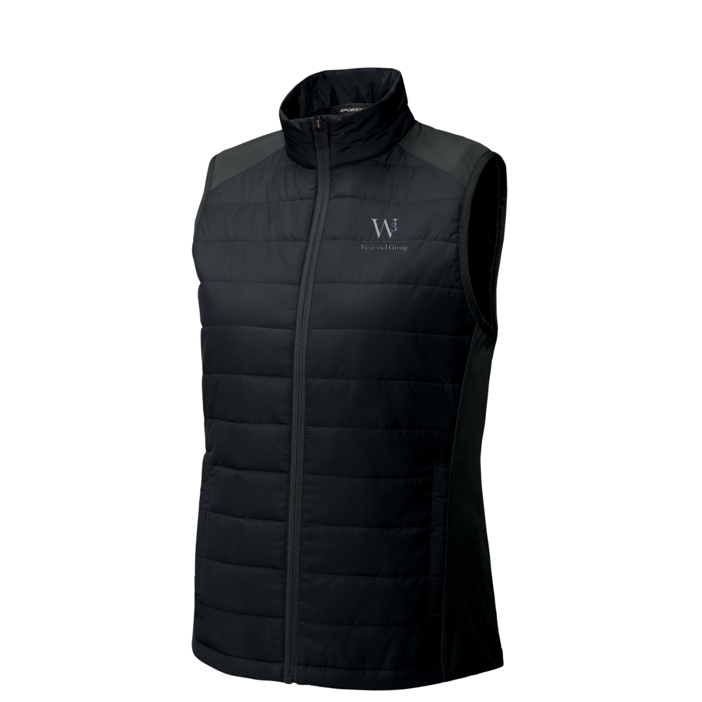 Sport-Tek Women's Teknical Hybrid Vest — Black