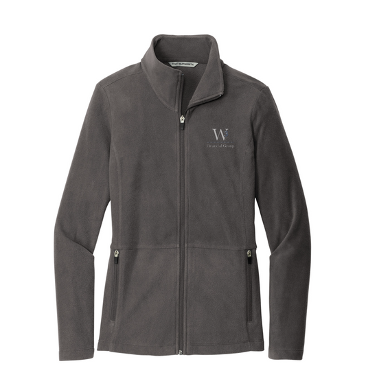Port Authority Women's Accord Microfleece Jacket — Pewter