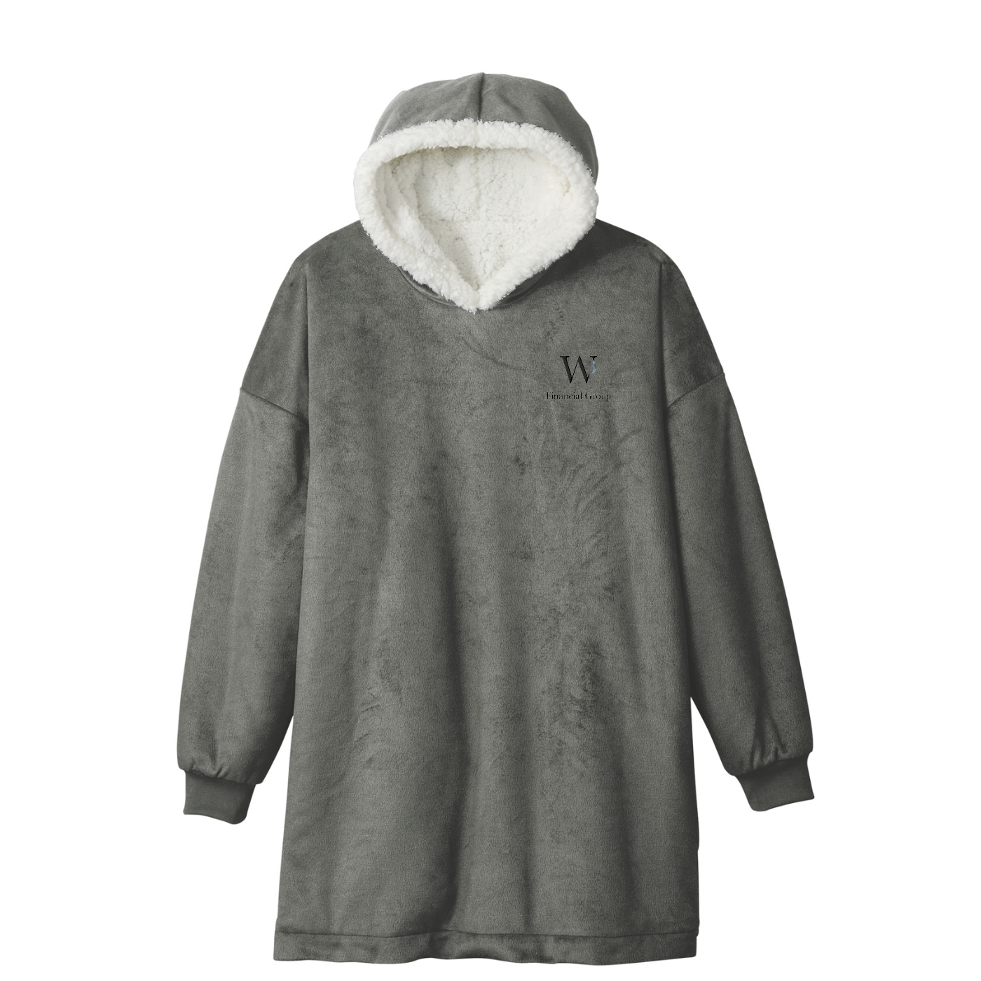 Port Authority Mountain Lodge Wearable Blanket — Hearth Grey