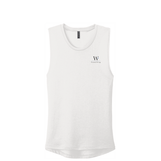 Next Level Apparel  Women's Festival Muscle Tank — White