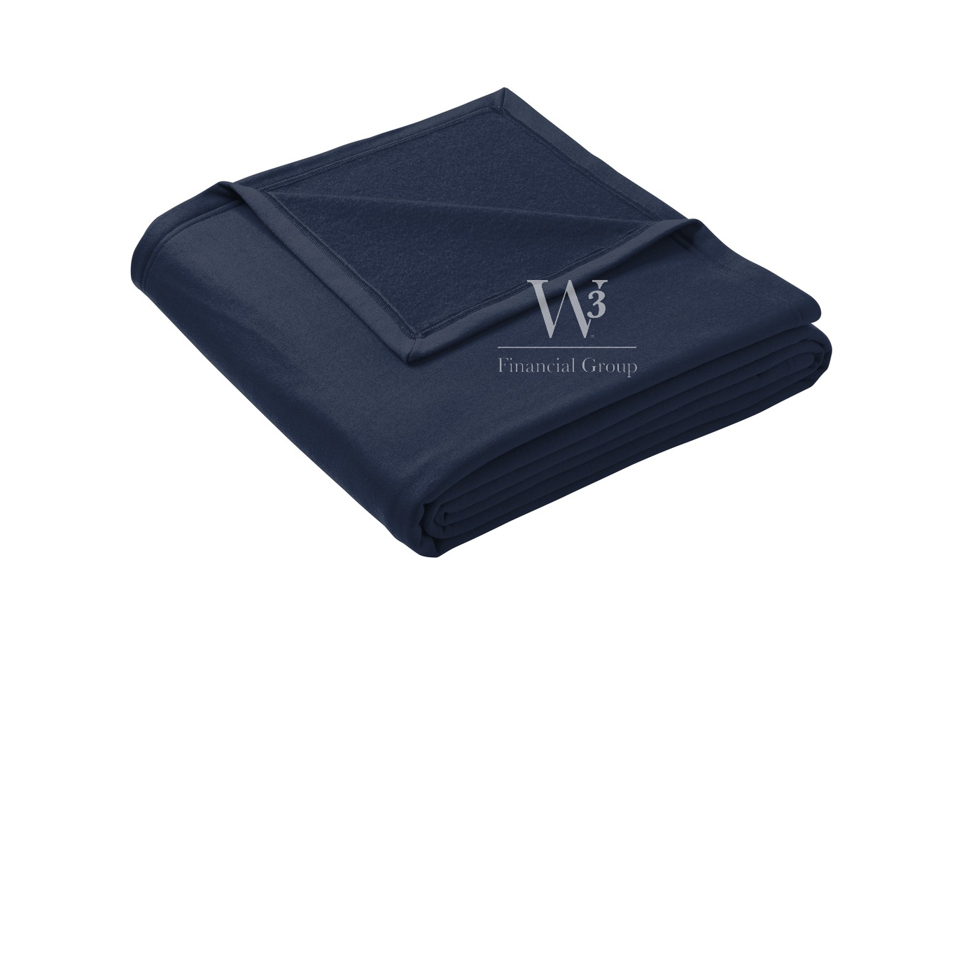 Port & Co Oversized Core Fleece Sweatshirt Blanket — Navy