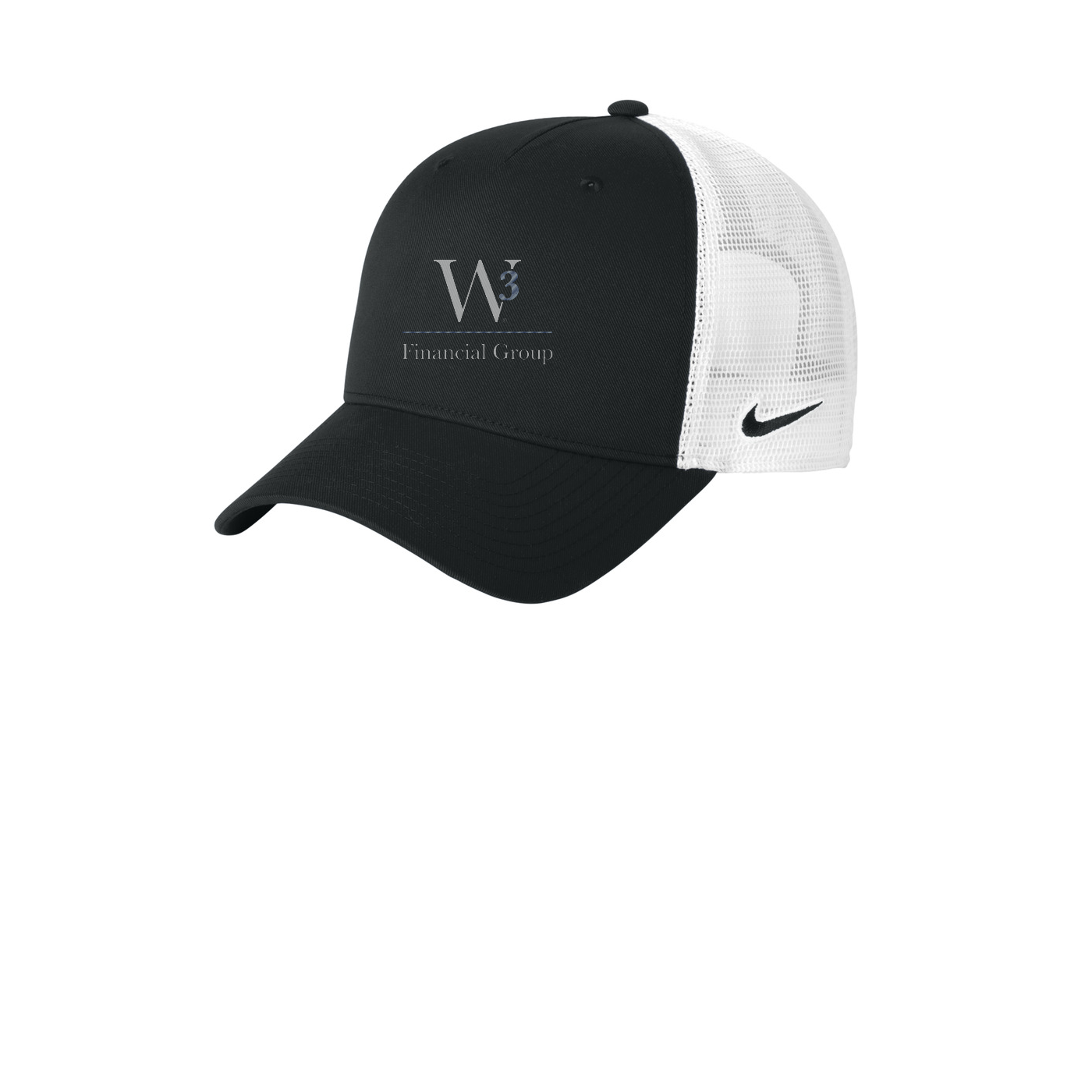 Nike Snapback Mesh Trucker Cap — Black/ White