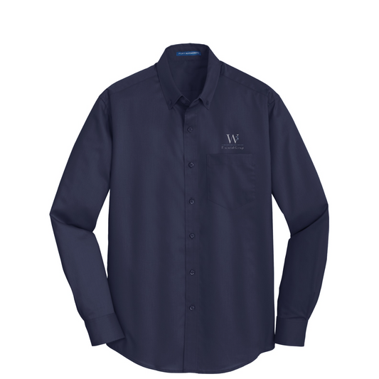 Port Authority SuperPro Twill Shirt — True Navy