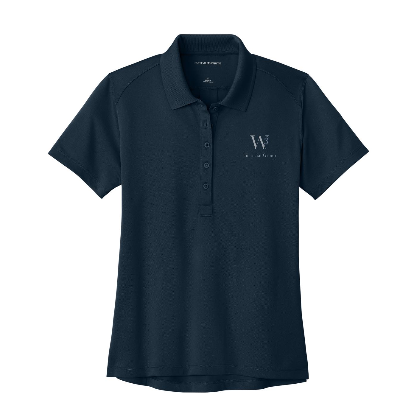 Port Authority Women's Wearever Performance Pique Polo — River Blue Navy