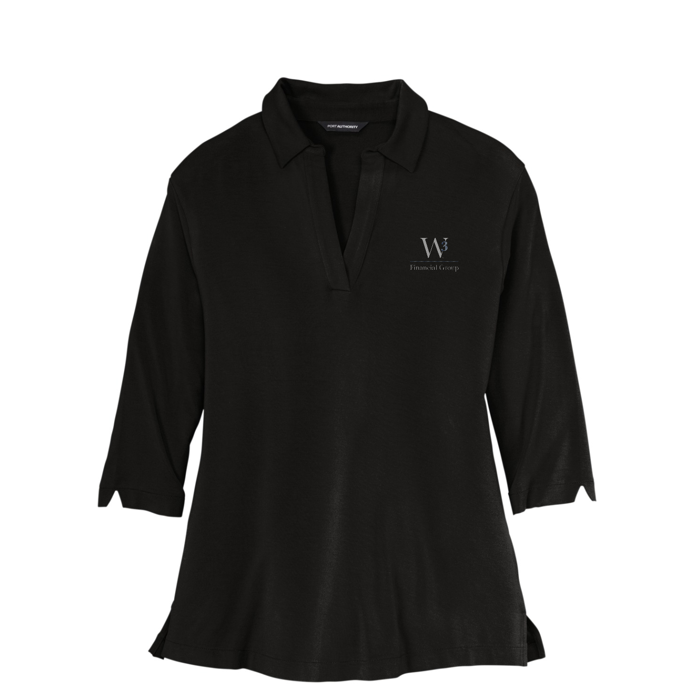 Port Authority  Women's Luxe Knit Tunic — Deep Black