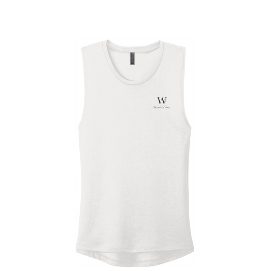 Next Level Apparel  Women's Festival Muscle Tank — White