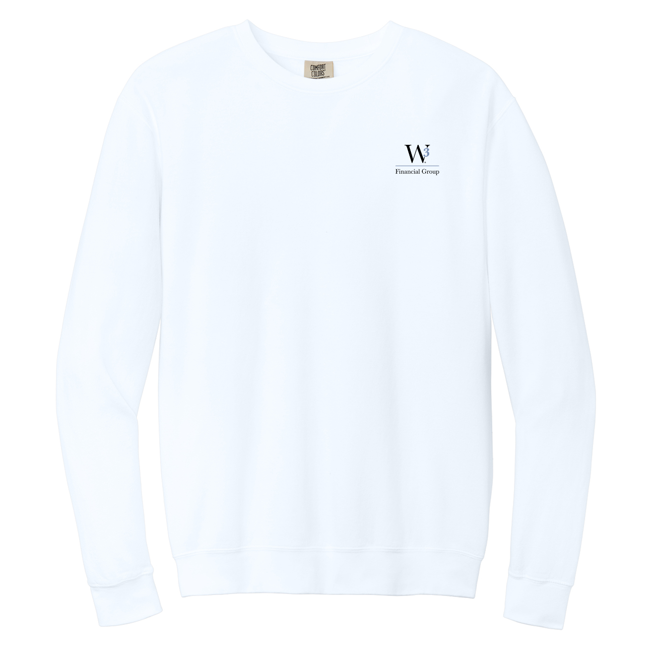 Comfort Colors® Lightweight Crewneck Sweatshirt -  Embroidered