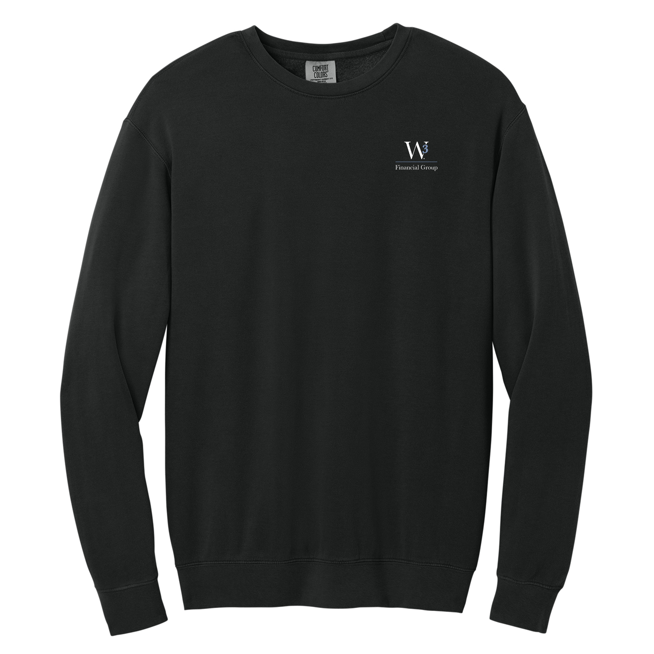 Comfort Colors® Lightweight Crewneck Sweatshirt -  Embroidered